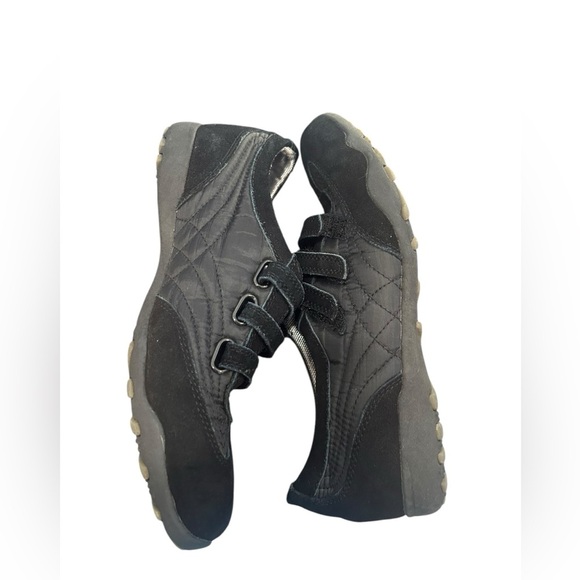 Steve Madden Womens Black Comfort Sneakers Size 8 Three Strap Athletic Shoes - Picture 5 of 7